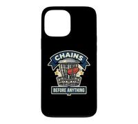Chains Before Anything Funny Disc Golf Basket Frisbee Sport Case for iPhone 13 Pro Max