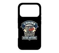 Chains Before Anything Funny Disc Golf Basket Frisbee Sport Case for iPhone 17 Pro