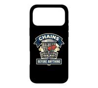 Chains Before Anything Funny Disc Golf Basket Frisbee Sport Case for iPhone 17 Pro Max