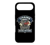 Chains Before Anything Funny Disc Golf Basket Frisbee Sport Case for iPhone Air