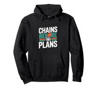 Chains Before Plans Basketball Court Mindset Pullover Hoodie