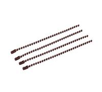 Chains Colored Ball Chain Keychain Bulk 500pcs Metal Hanging Chains Necklace Connector for DIY Bracelet Jewelry Making Accessories(Brown)
