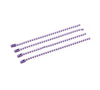 Chains Colored Ball Chain Keychain Bulk 500pcs Metal Hanging Chains Necklace Connector for DIY Bracelet Jewelry Making Accessories(Purple)