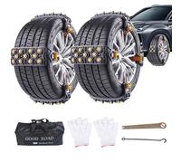 Chains for Trucks - Rapid Deployment Friction Enhancement System, Universal Adjustable Tread Guard Supply, Heavy Duty Mobility Tool, Rugged Frost Navigation Equipment | Industrial Grade Trans