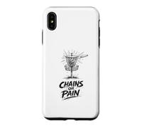 Chains or Pain Golfer Frisbee Golf Frolf Throw Shirt Case for iPhone XS Max