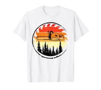Chainsaw Axe Foresters Forestry Saw Chainsaw Sawdust Value Graphic T-Shirt, Men, White, L