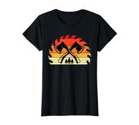 Chainsaw Axe Foresters Forestry Saw Chainsaw Sawdust Value Graphic T-Shirt, Women, Black, XS