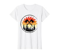Chainsaw Axe Foresters Forestry Saw Chainsaw Sawdust Value Graphic T-Shirt, Women, White, L