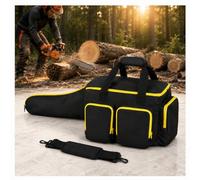 Chainsaw Bag for Bosch AdvancedChain 36V-35-40 2024-2026,Oxford cloth | Multi-Pocket Oxford Carrying Case with Shoulder Strap, Padded Handle and Accessory Storage
