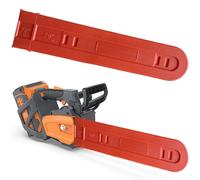 Chainsaw Bar Cover, Plastic Protective Thickened Chainsaw Scabbard Guard Cover Sleeve Practical Accessories, Orange