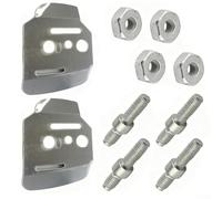 Chainsaw Bar Side Plate Collar Screw Nut Kit for MS660 MS650 MS460 MS441 MS440 Models Compatible with OEM Part Numbers (2 set)