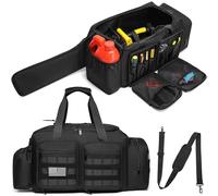 Chainsaw Carrying Case - Tactical Style Waterproof Storage Bag for EGO, Dewalt, Greenworks 14 & 16 & 18 Inch Power Chainsaw & Accessories, Bag Only (Black)