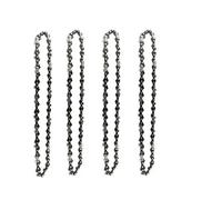 Chainsaw Chain 1/2/3/4Pcs 12" Inch Chainsaw Saw Chain 44DL 22 Cutter 3/8" LP .050" Steel Chain Part for Electric Saw Garden Wood Cutting Tool(4X Chain)
