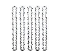 Chainsaw Chain 12-Pack 4/6" Chains,Home 4/6" Mini Chainsaw Accessories Replacement Chains for Cordless Pruning Saws Cutting Tools(5PCS 6INCH)