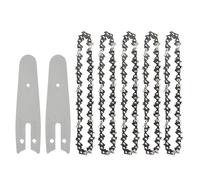 Chainsaw Chain 12-Pack 4/6" Chains,Home Mini Chainsaw Accessories Replacement for Cordless Pruning Saws Cutting Tools(4INCH Set B)