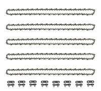 Chainsaw Chain 18 Inch 3/8" Pitch .050" Gauge 62 Drive Links | Fits Poulan Pro 18 Inch Chainsaw Chain, Fits for Oregon, Echo, EGO AC1800, McCulloch, Remington, Kobalt and more (5 Chains)