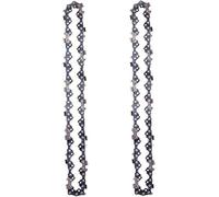 Chainsaw Chain,1x Stainless Steel 14 inch 52 DL 3/8 LP 0.050 Gauge Semi Chisel for Logging(6X Chain)(2X Chain)