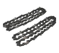 Chainsaw Chain 2Pcs Chainsaw Semi Chisel Chains 3/8LP 0.05 Spare Electric Saw Parts(50 Drive 14in)