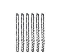Chainsaw Chain 8 Inch Steel Chainsaw Chains Electric Chainsaws Accessory Chains Replacement Mini Electric Chainsaw Chains for Logging(6pcs)
