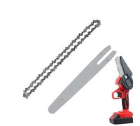 Chainsaw Chain and Guide Bar Set, Chainsaw Guide Bar and Chain Replacement for Electric Chainsaw Portable Chainsaw Accessories Replacement for Pole Saw