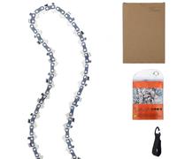 Chainsaw Chain for 12-Inch (30cm) Guide Bar, 1/4" Pitch, 64 Drive Links, 1.1mm Gauge, Compatible with Stihl MSA160C, 36700000064
