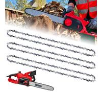 Chainsaw Chain for 16Inch (40 cm) Bar 56 Drive Links 3/8" LP .050" Gauge | 3 Pack Replacement Chain Compatible With Titan Oregon, Einhell, Black & Decker Low-Kickback Chain Design