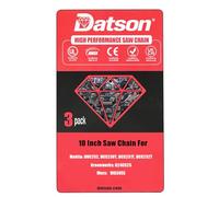 Chainsaw Chain for 3 Pack 10 Inch Bar, .050" Gauge, 40 Drive Links, 3/8" LP,Chain Compatible with for Makita:DUC252, DCS230T, DCS231T, DCS232T,Greenworks:G24CS25,Worx:WG305E.