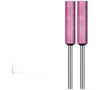 Chainsaw Chain Grinder Diamond Sharpening Stone Emery Grinding Head For Electric Saw, Gold, 4.8mm Diameter, 6 Pack(U)