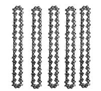 Chainsaw Chain Mini Steel Chainsaw Chain Electric Electric Saw Accessory Replacement Electric Chain Saw Chain Drive Links (Color : 6inch 5pcs)