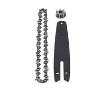 Chainsaw Chain Set, Steel Sprocket, 186mm, Guide Plate, 230mm Chain, 6 Inch Saw Replacement Accessories Mini Electric Chainsaw