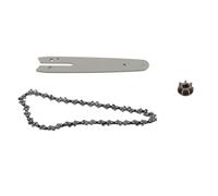 Chainsaw Chain Set Steel Sprocket 186mm Guide Plate 230mm Chain 6in Saw Replacement Accessories for Mini Electric Chainsaw,Wood Branch Cutting