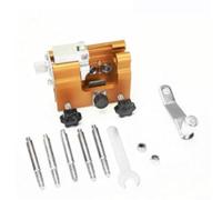 Chainsaw Chain Sharpening Jig, Hand Cranked Chain Grinder with Adjustable Jig for Fast & Precise Sharpening, Compatible with 8-20 Inch Chainsaws(Yellow)