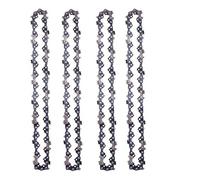 Chainsaw Chain Stainless Steel 14Inch Chain Chainsaw 3/8" LP .050" 52 DL Semi Chisel Electric Chainsaw Spare for Woodworking Logging Pruning(4X Chain)
