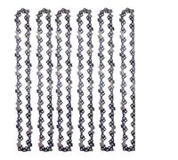 Chainsaw Chain Stainless Steel 14Inch Chain Chainsaw 3/8" LP .050" 52 DL Semi Chisel Electric Chainsaw Spare for Woodworking Logging Pruning Drive Links (Color : 6X Chain)