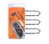 Chainsaw Chains 8in,S33 Chainsaw Chain for 8 Inch Bar, 3/8"LP Pitch,0.050"Gauge 33 Drive Links Fits for Greenworks Earthwise and more（3chains）
