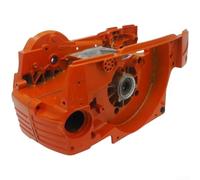 Chainsaw Crankcase for 365 372 Metal Cylinder Cover Spare Part Efficient Power Transfer Heavy Duty Cutting Orange