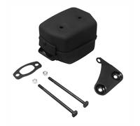 Chainsaw Exhaust Muffler Kit Compatible with Husqvarna 50/50 Special/ 51/55/ 55EPA/ 55 Rancher/ 154/254/ 55 Rancher EPA/ 55EU1, Replaces 503749101 503749102 with Gasket Bracket Bolts Nuts