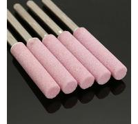 Chainsaw Grinding Stones 10pcs 4 8mm Diameter Millstone Cylindrical Polishing Tools for Electric Saw Metal Parts After Heat Treatment