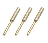 Chainsaw Grinding Stones Set of 3 for Electric Saws, Reliable Emery Tool for Metal and Wood Applications (Gold 4-5.5MM)