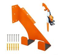 Chainsaw Hanger Heavy Duty 180 lb Load Capacity Alloy Steel Wall Mount for Horizontal or Vertical Storage, Space-Saving 37° Angle Design, Rust-Resistant Garage Tool Organizer