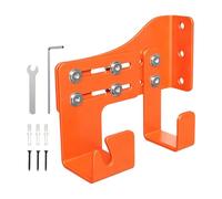 Chainsaw Holder - 122x84mm Chainsaw Wall Mount, Heavy Duty Wall Pruning Holder | Shed Pruning Organizer With Double Hook | Storage Rack For Shed Garden Garage Workshop Chain Tool Accessories