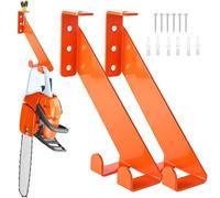 Chainsaw Holder Stainless Steel | Garage Tool Organizer Wall Mount,Heavy Duty Rack For Display Shop Yard Workshop Garden Home Shed, 180 Lbs Capacity