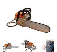 Chainsaw Keychain Portable Chainsaw Key Ring, Pruning Firefighting Chainsaws with Realistic Sound Outdoor Tool Themes (1)