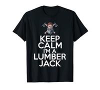 Chainsaw Logger Keep Calm im a Lumberjack T-Shirt