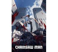 Chainsaw Man (2022) Anime TV Show Poster Framed or Unframed Glossy Poster (A2 420 × 594 mm Unframed)