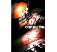 Chainsaw Man (2022) v1 Anime TV Show Poster Framed or Unframed Glossy Poster (A3 297 × 420 mm Black Framed)