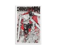 Chainsaw Man Anime Poster Poster Art Decoration Wall Poster Decoration Interior Poster Printing Decoration Bar Restaurant Decoration Aesthetics Poster Living Room Poster12x18inch(30x45cm) Unframe-styl