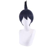 Chainsaw Man Hayakawa Aki Anime Cosplay Wig Blue Black Short 30cm Synthetic Hair Wig Halloween Role Play Costume Wigs+ Wig Cap