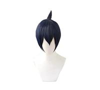 Chainsaw Man Hayakawa Aki Wig Cosplay Costume Dark Blue Short Heat Resistant Synthetic Hair Carnival Party Wigs