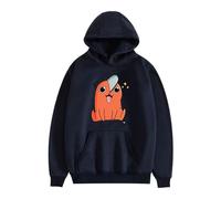 Chainsaw Man Hoodie Women Men Cute Pochita Top Long Sleeve Pullover Anime Hoodie Casual Drawstring Hoodie Top